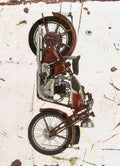 Triumph SpeedTwin 1939 AGED A4 Photo Print