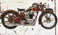 Triumph SpeedTwin 1939 Aged Vintage A4 Photo Print