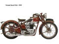 Triumph SpeedTwin 1939 motorbike A4 Photo Print
