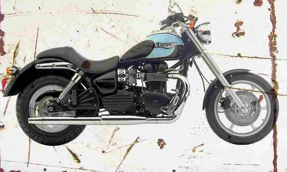 Triumph Speedmaster 2004 Aged Vintage A4 Photo Print