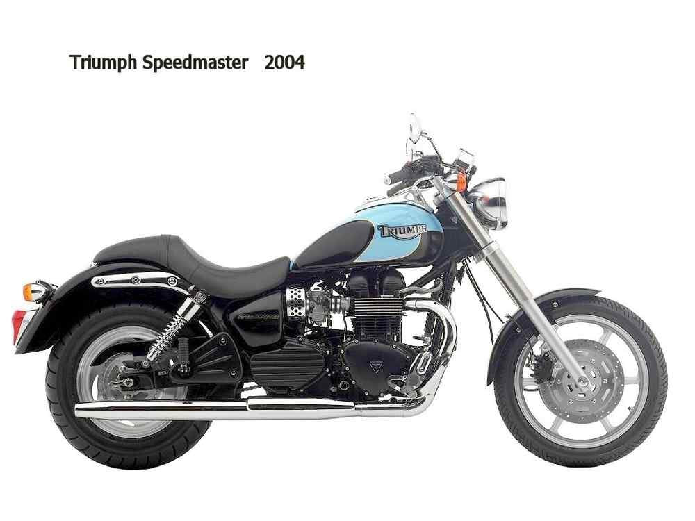 Triumph Speedmaster 2004 motorbike A4 Photo Print