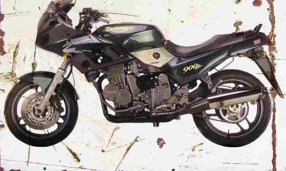 Triumph Sprint900 1993 Aged Vintage A4 Photo Print