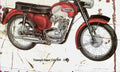 Triumph SuperCub200 1967 Aged Vintage A4 Photo Print