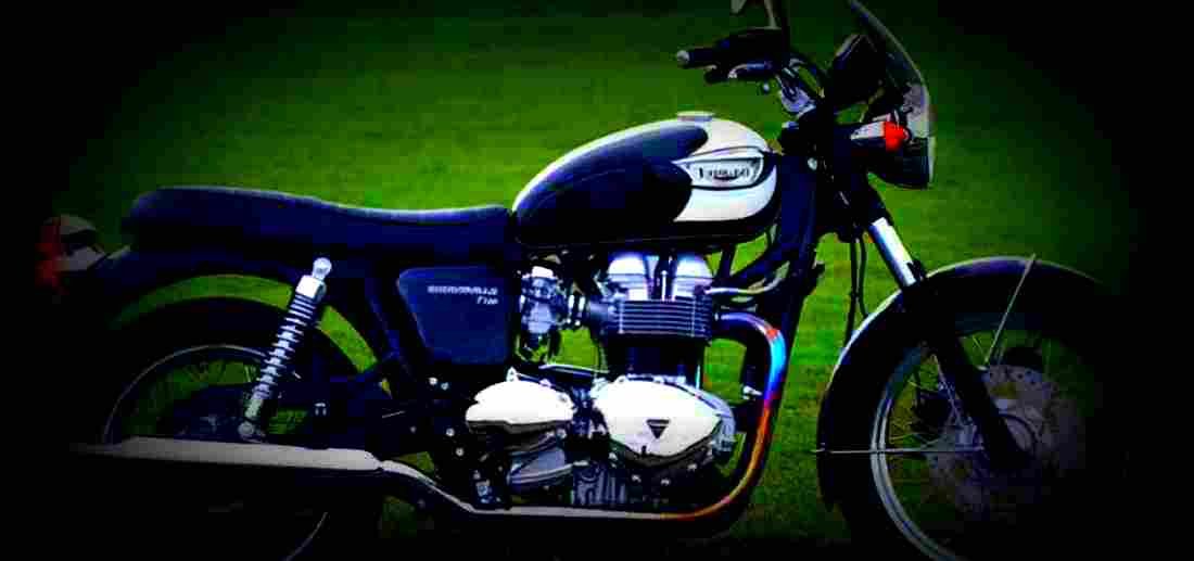 Triumph T100 2003 1 605x284 motorbike A4 Photo Print