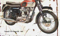 Triumph T120 Bonneville 1966 Aged Vintage A4 Photo Print