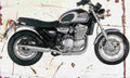 Triumph Thunderbird 1999 Aged Vintage A4 Photo Print