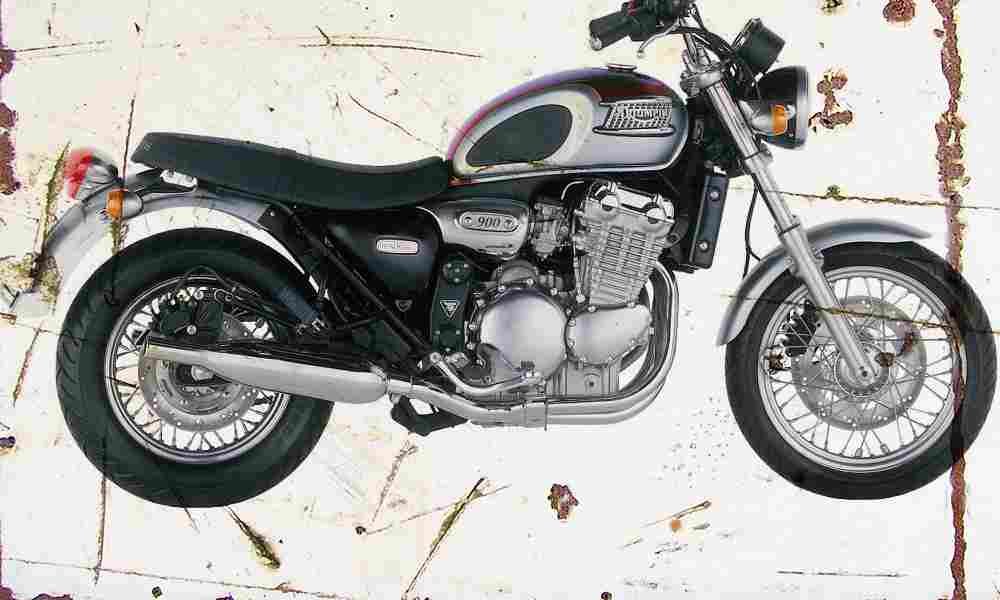 Triumph Thunderbird 1999 Aged Vintage A4 Photo Print