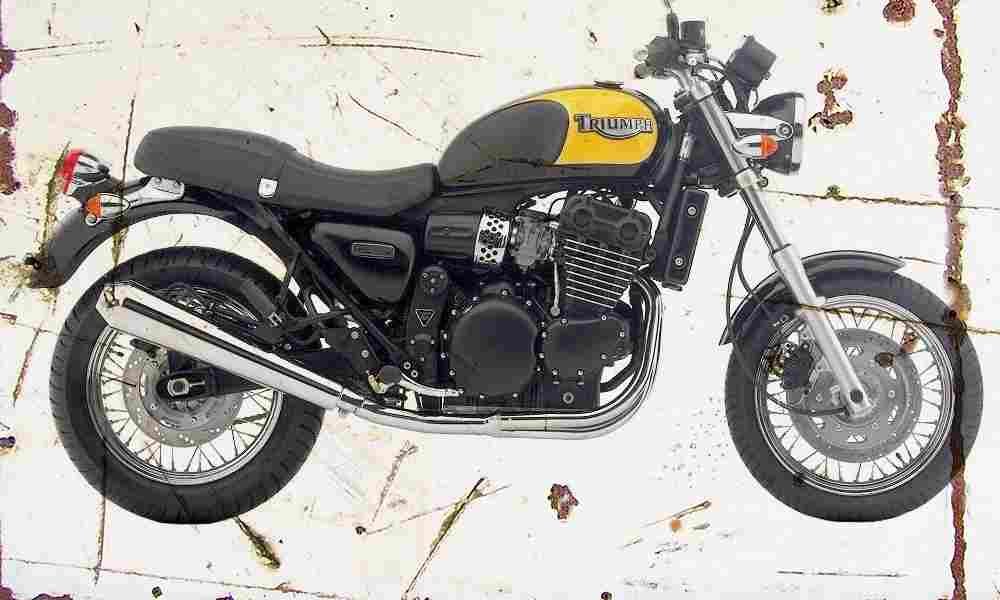 Triumph Thunderbird Sport 2004 Aged Vintage A4 Photo Print