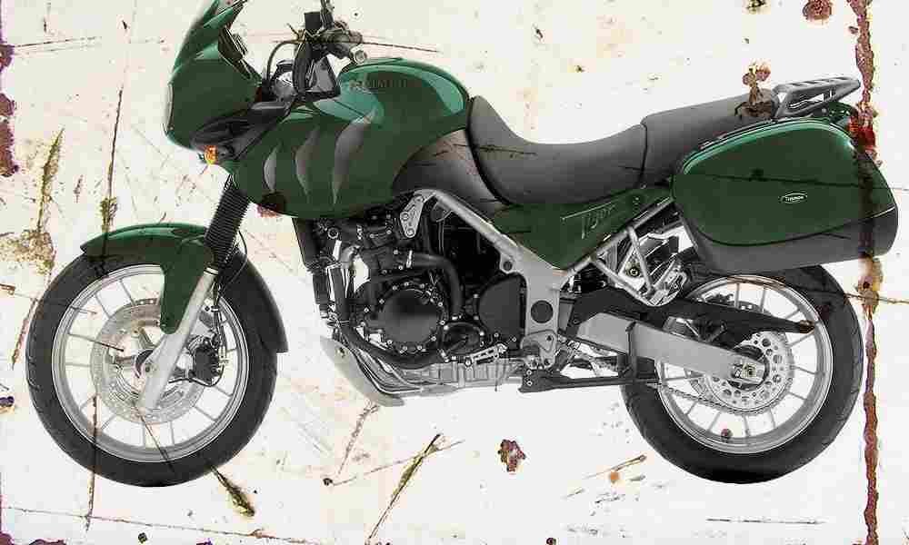 Triumph Tiger 2005 Aged Vintage A4 Photo Print