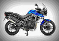 Triumph Tiger 800 XRx Low 2017 3 motorbike A4 Photo Print