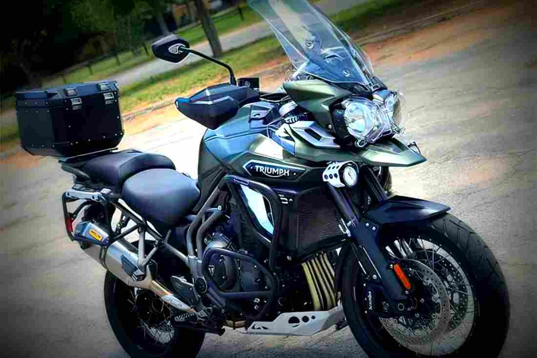 Triumph Tiger Explorer XCa 2017 4 motorbike A4 Photo Print