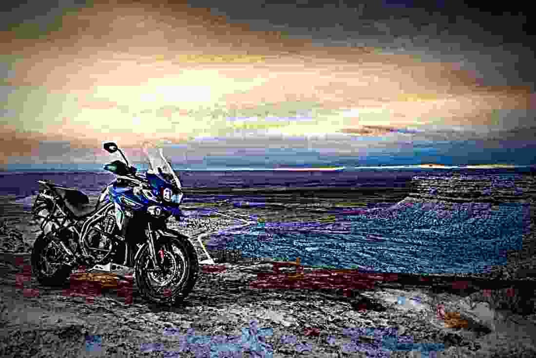 Triumph Tiger Explorer XCx 2017 1 motorbike A4 Photo Print