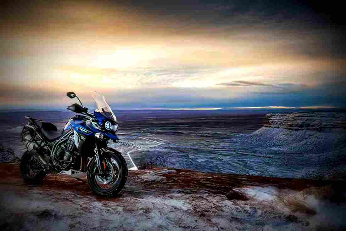 Triumph Tiger Explorer XCx Low 2017 2 motorbike A4 Photo Print