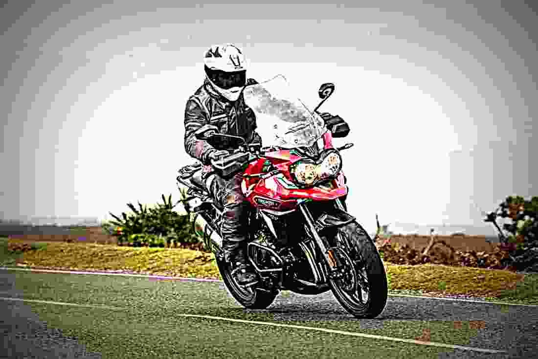 Triumph Tiger Explorer XCx Low 2017 4 motorbike A4 Photo Print