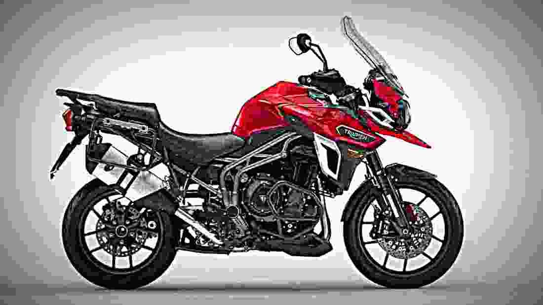 Triumph Tiger Explorer XRt 2017 4 motorbike A4 Photo Print