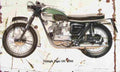 Triumph Tiger100 1966 Aged Vintage A4 Photo Print