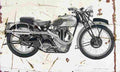 Triumph Tiger80 1939 Aged Vintage A4 Photo Print