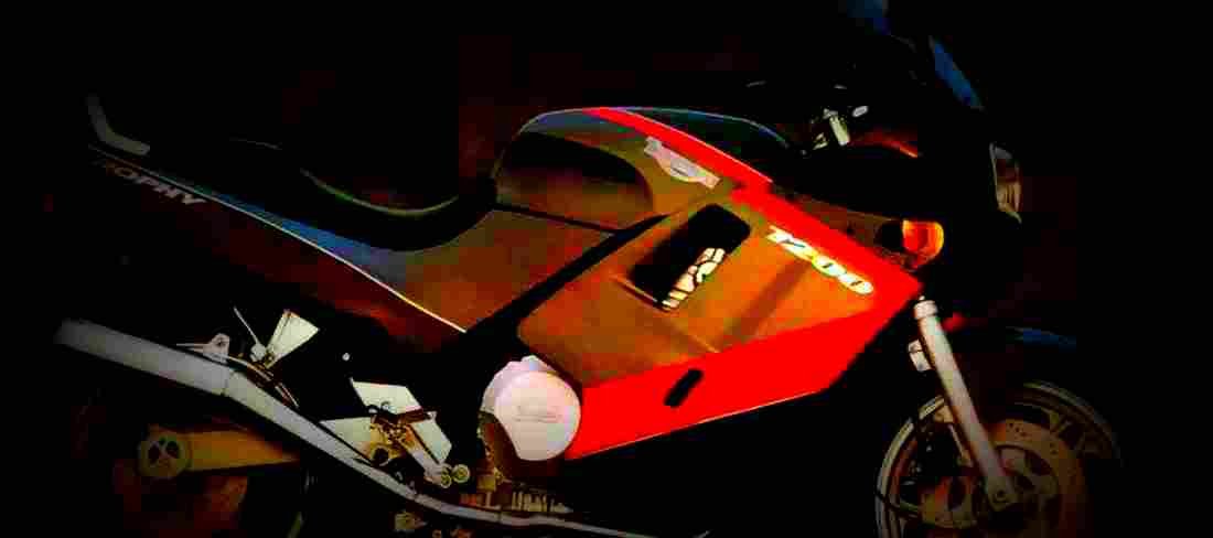 Triumph Trophy 1200 1991 1 640x284 motorbike A4 Photo Print