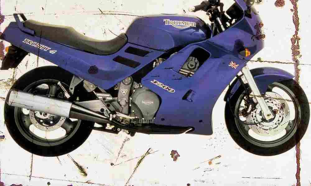 Triumph Trophy4 1995 Aged Vintage A4 Photo Print