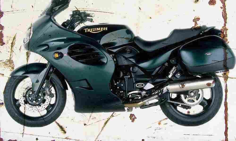 Triumph Trophy900 1998 Aged Vintage A4 Photo Print