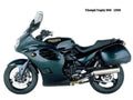 Triumph Trophy900 1998 motorbike A4 Photo Print