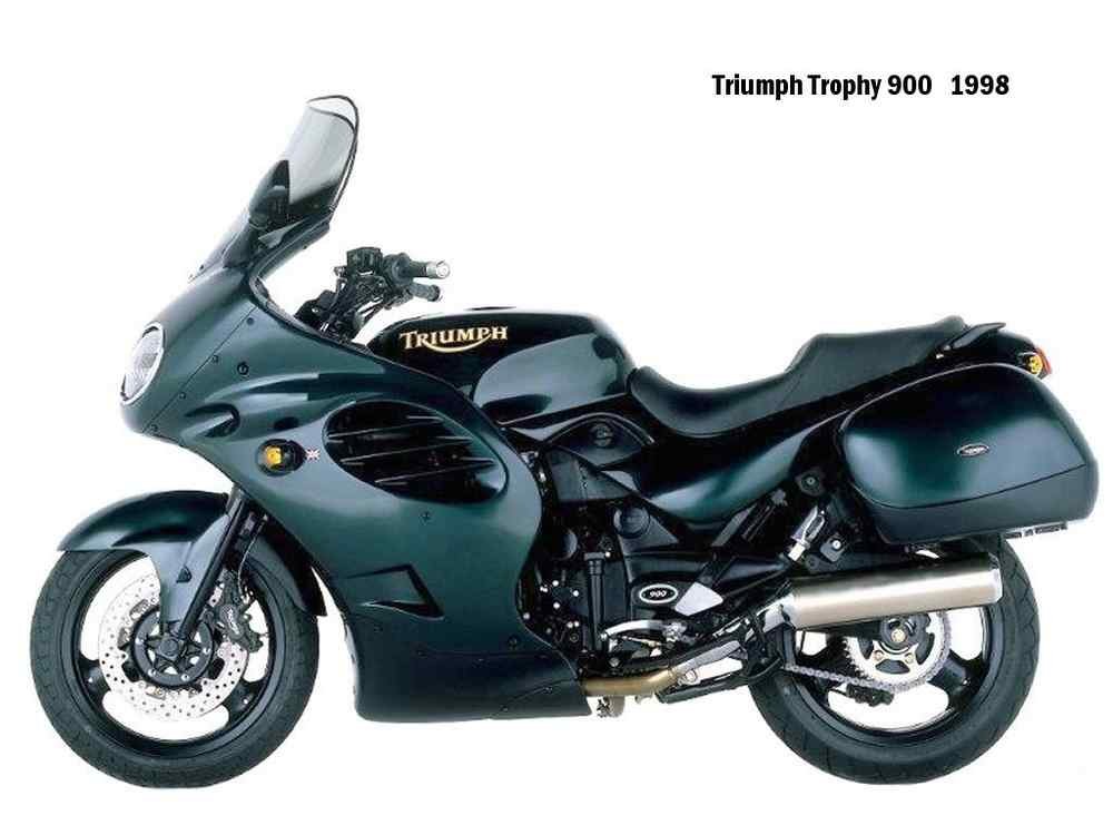Triumph Trophy900 1998 motorbike A4 Photo Print