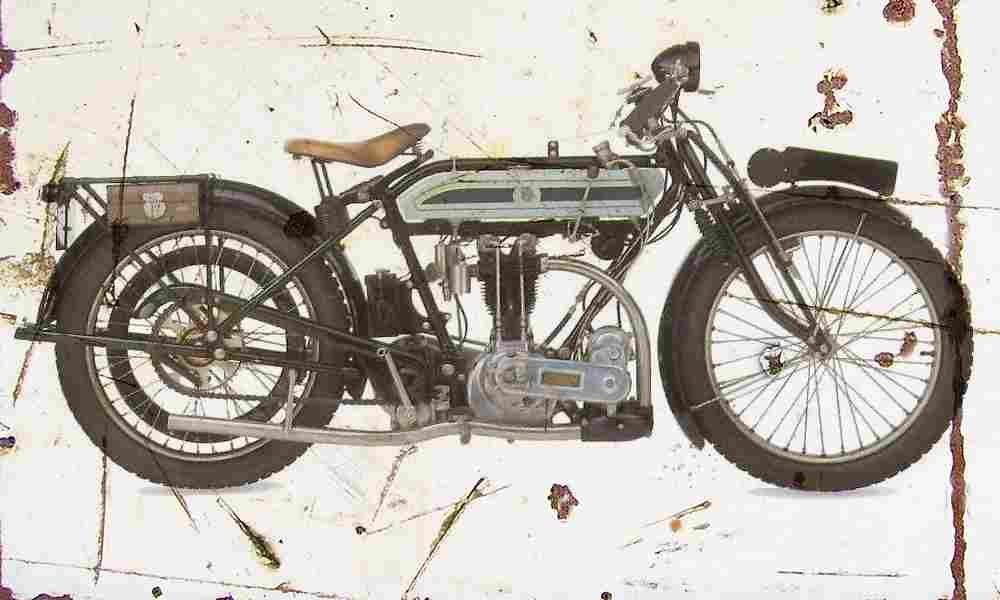 Triumph model R 1923 Aged Vintage A4 Photo Print