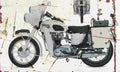 Triumph police 1966 Aged Vintage A4 Photo Print
