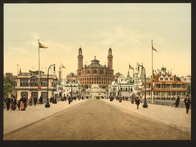 Trocadero Exposition Universal 1900 Paris Vintage A4 Photo Print