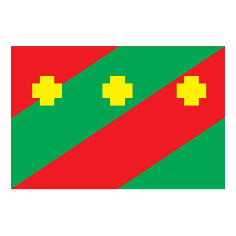 Troitsk Rayon Flag N4951 A4 Photo Print