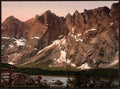 Troldtinderne Romsdalen Vintage A4 Photo Print