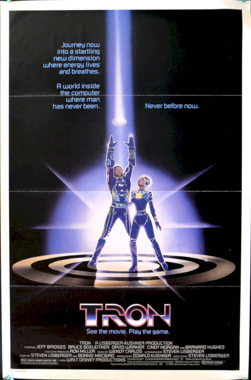 Tron1 Vintage Retro Advert Poster A4 Photo Print