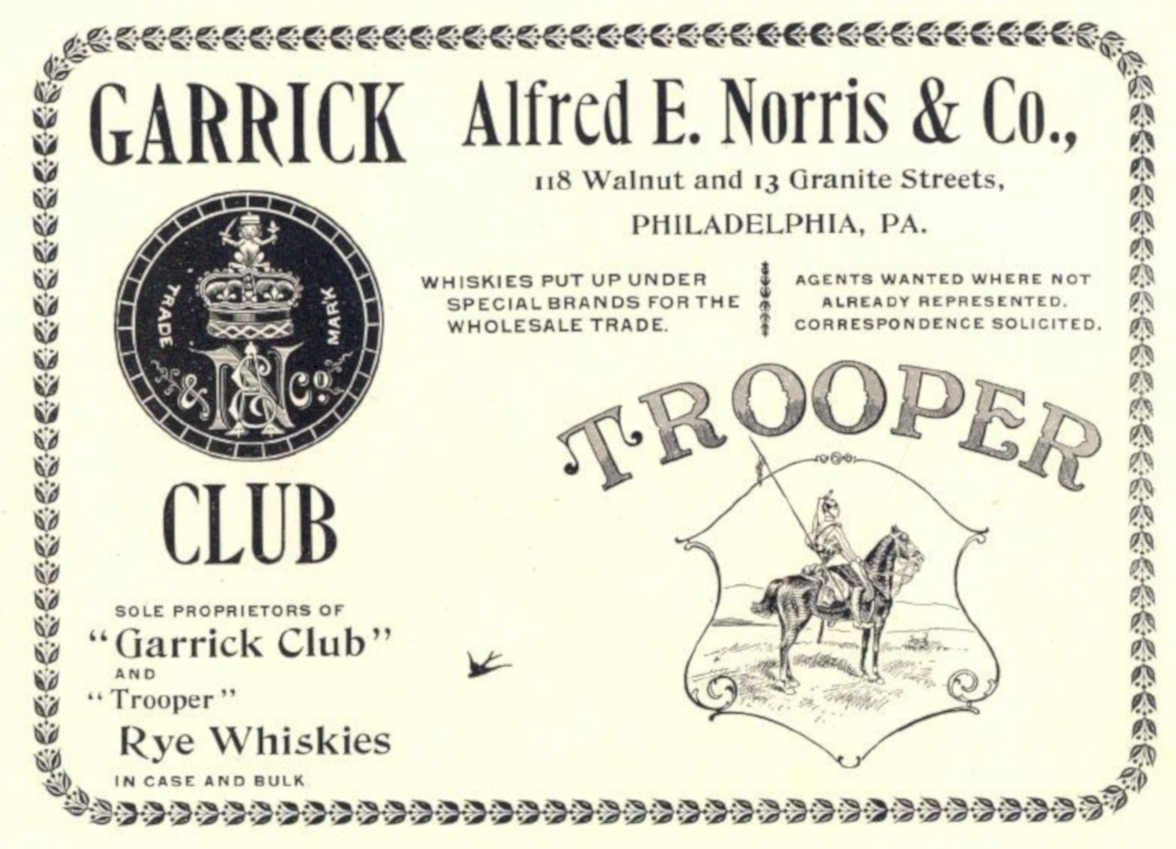 Trooper Whiskey Flyer Vintage Retro Advert Ads A4 Photo Print
