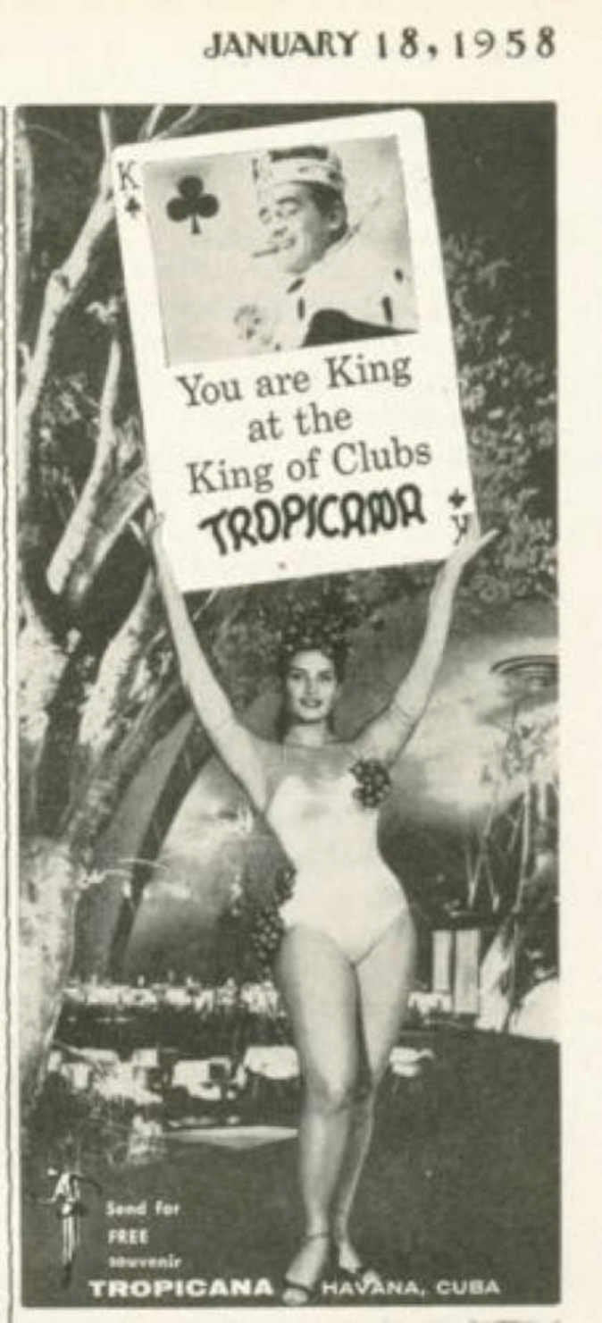 Tropicana King Havana Vintage Retro Advert Ads A4 Photo Print