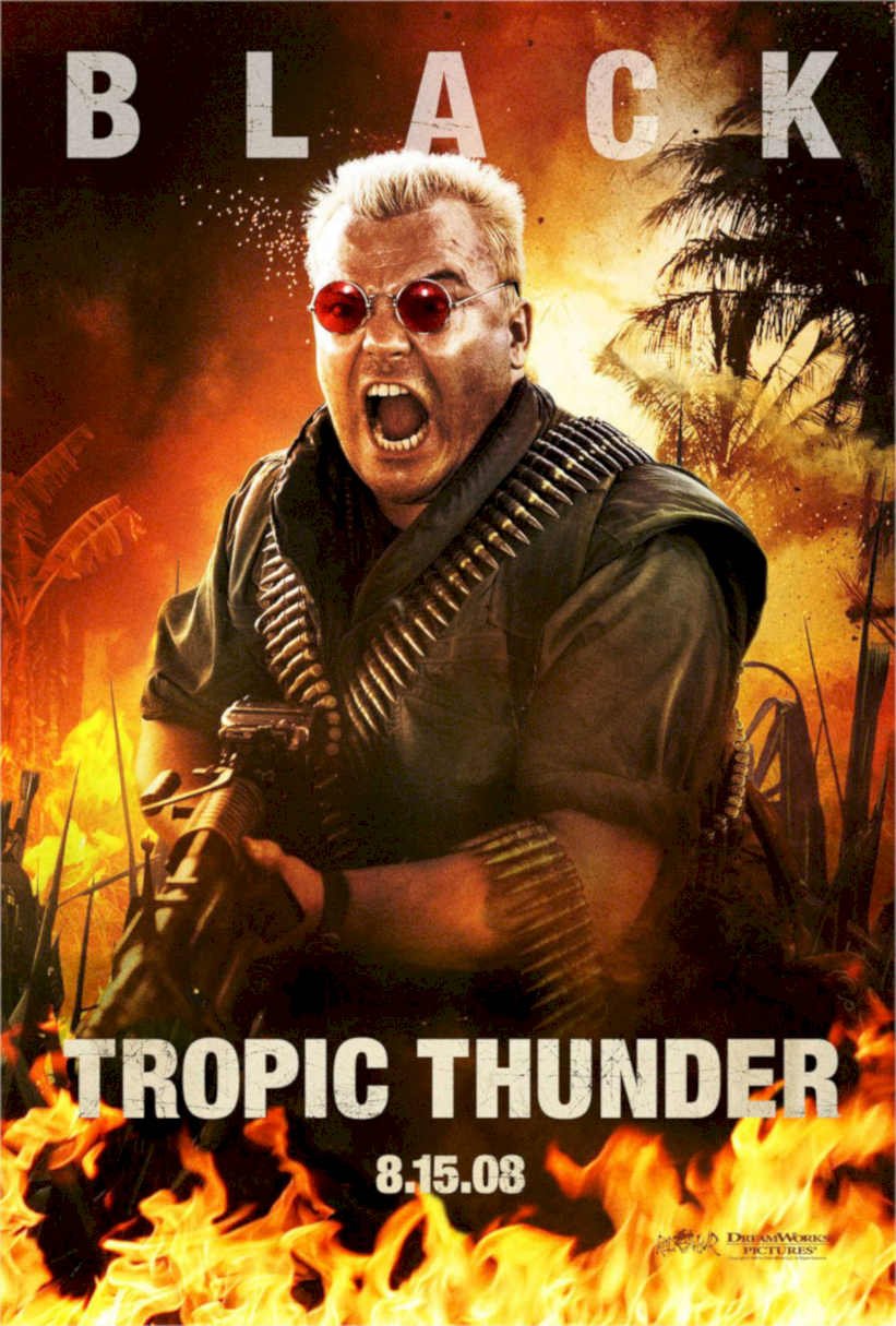Tropicthunder2 Vintage Retro Advert Poster A4 Photo Print