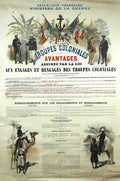 TroupesColonialeX Vintage Advert A4 Photo Print