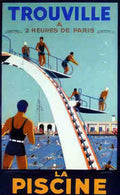 TrouvillePiscine Vintage Advert A4 Photo Print
