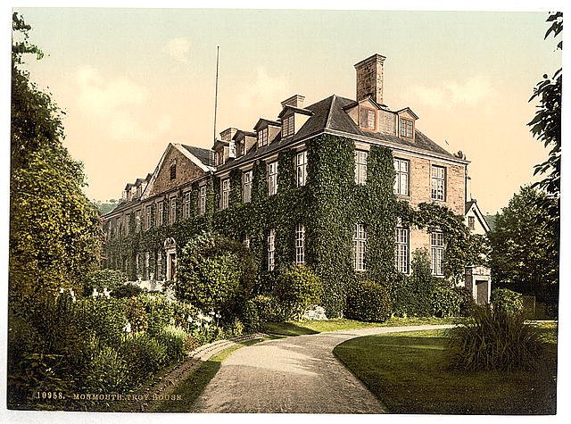 Troy House Monmouth Vintage A4 Photo Print