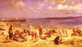Troyon Constant Truith Horace Van Scene De Plage A4 Photo Print