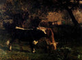 Troyon Constant Vaches A L Abreuvoir A4 Photo Print