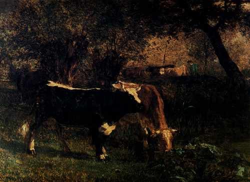 Troyon Constant Vaches A L Abreuvoir A4 Photo Print