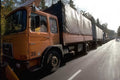 Truck Convoy Europe A4 Photo Print