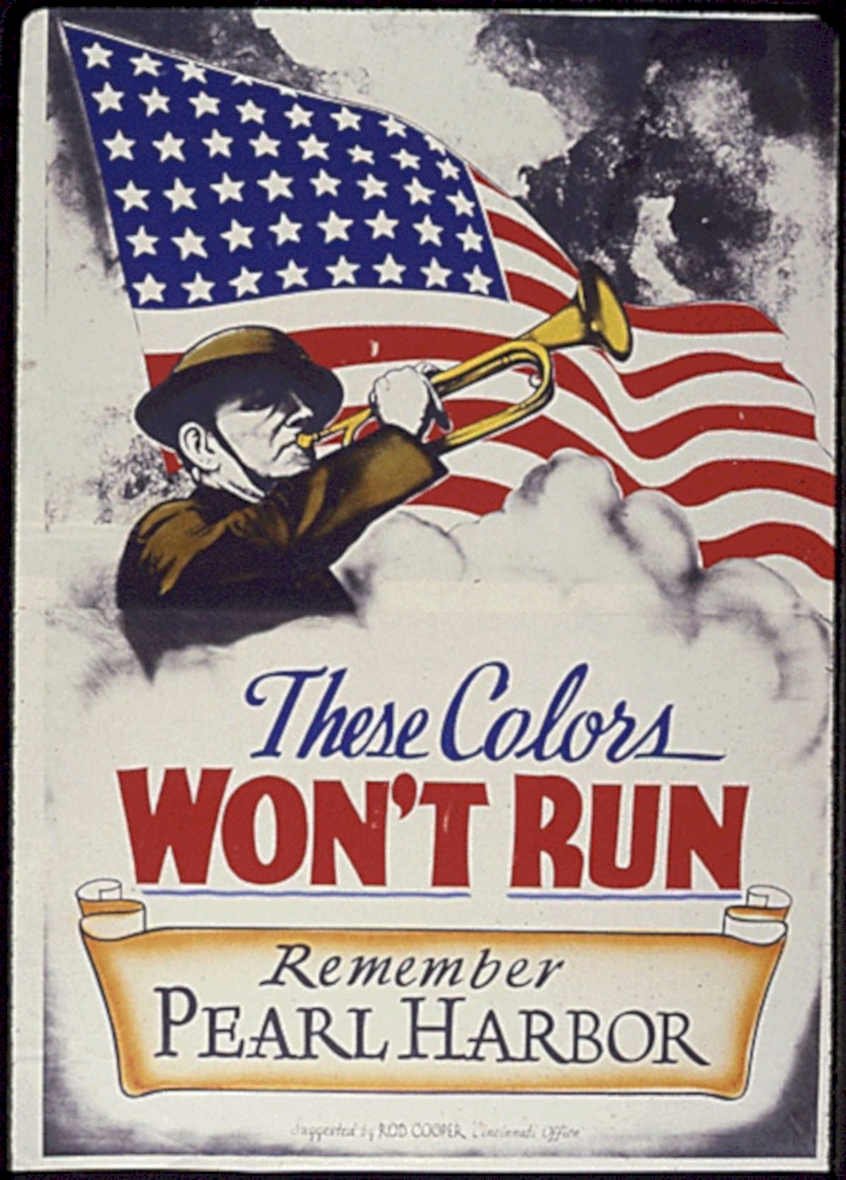 Trumpet Flag Soldier Vintage Retro Advert Poster A4 Photo Print