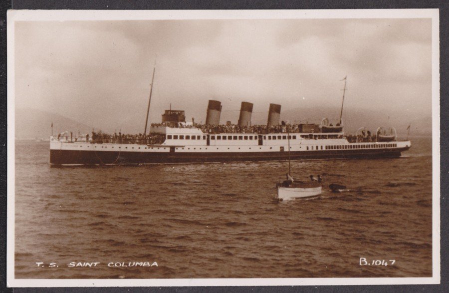 Ts Saint Columba Greenock Rothersay Ardrishaig Vintage A4 Photo Print