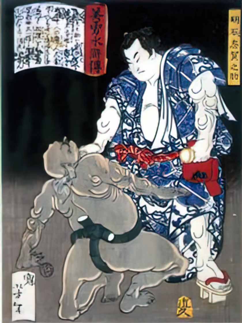 Tsukioka Yoshitoshi akashi Art A4 Photo Print
