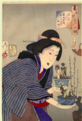 Tsukioka Yoshitoshi looking as if she wants to change the appearance Art A4 Photo Print