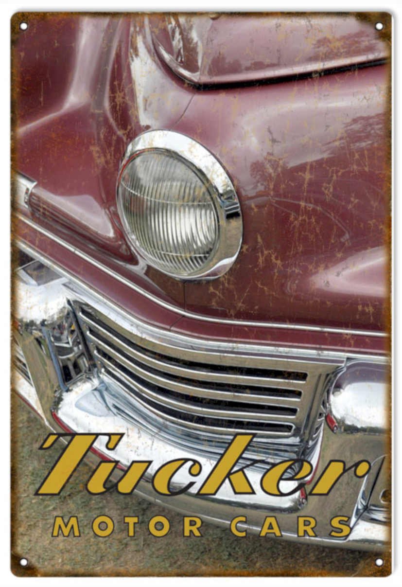 Tucker Classic Car Vintage Retro Advert Ads A4 Photo Print
