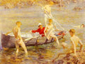 Tuke Henry Scott Ruby Gold And Malachite A4 Photo Print