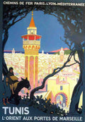 Tunis by Broders Vintage Advert A4 Photo Print