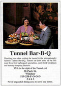 Tunnel Bar B Vintage Retro Advert Ads A4 Photo Print